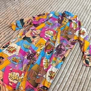 Live 4 Truth Vibrant Comic Print Dress